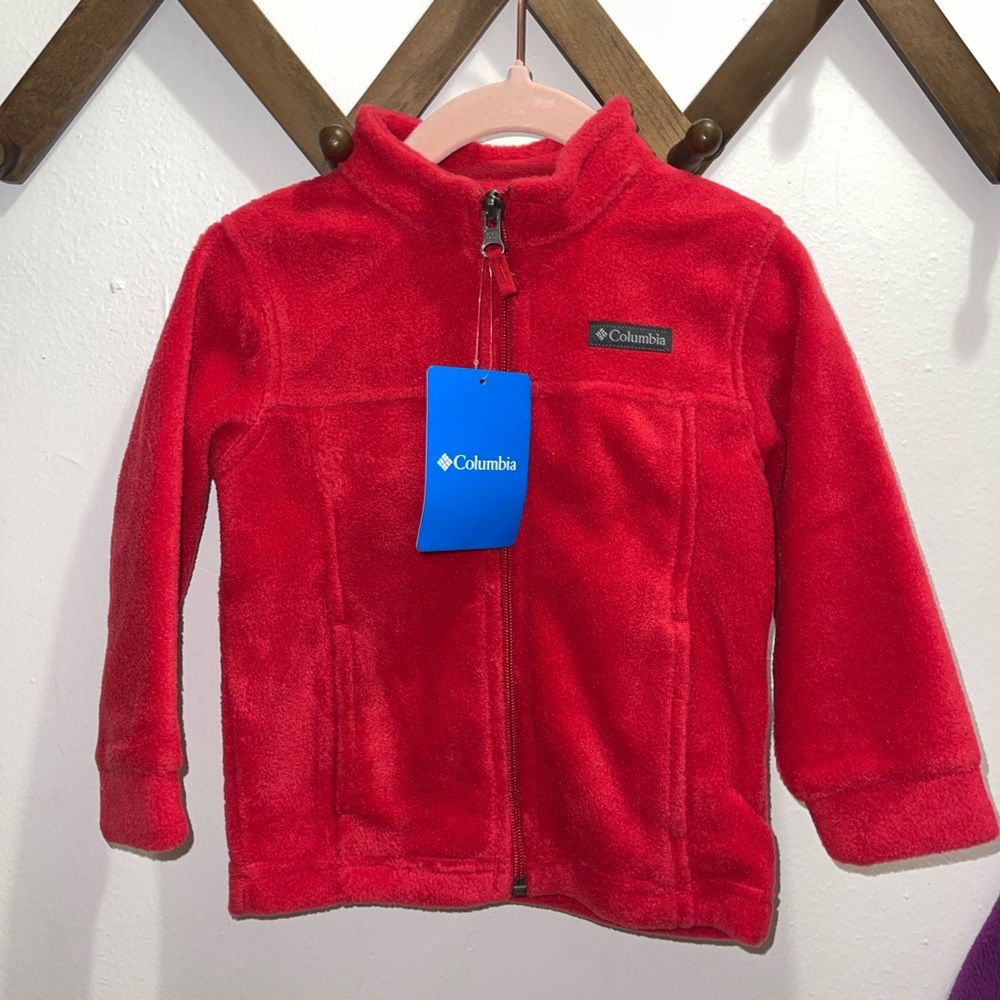 Columbia Red Fleece Jacket